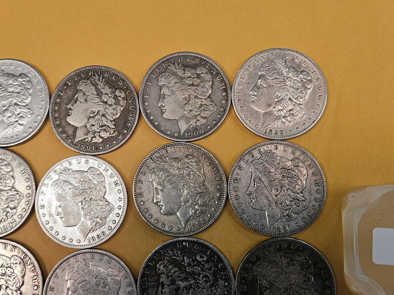 ** FULL ROLL ** Twenty Morgan Silver Dollars - 3