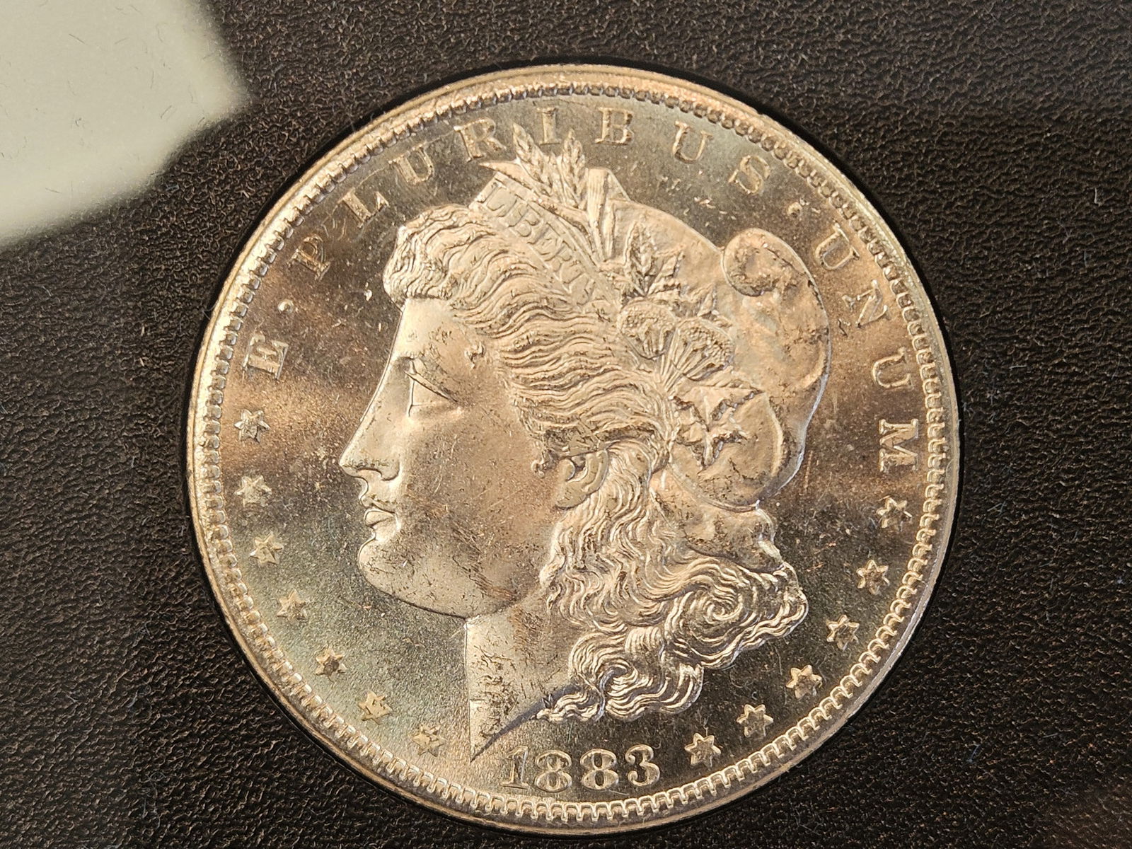 ** KEY DATE ** GSA 1883-CC Morgan Dollar in Very Choice Brilliant uncirculated plus - 7