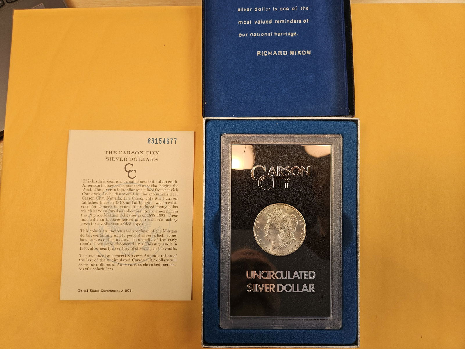 ** KEY DATE ** GSA 1884-CC Morgan Dollar in Very Choice Brilliant uncirculated plus - 2