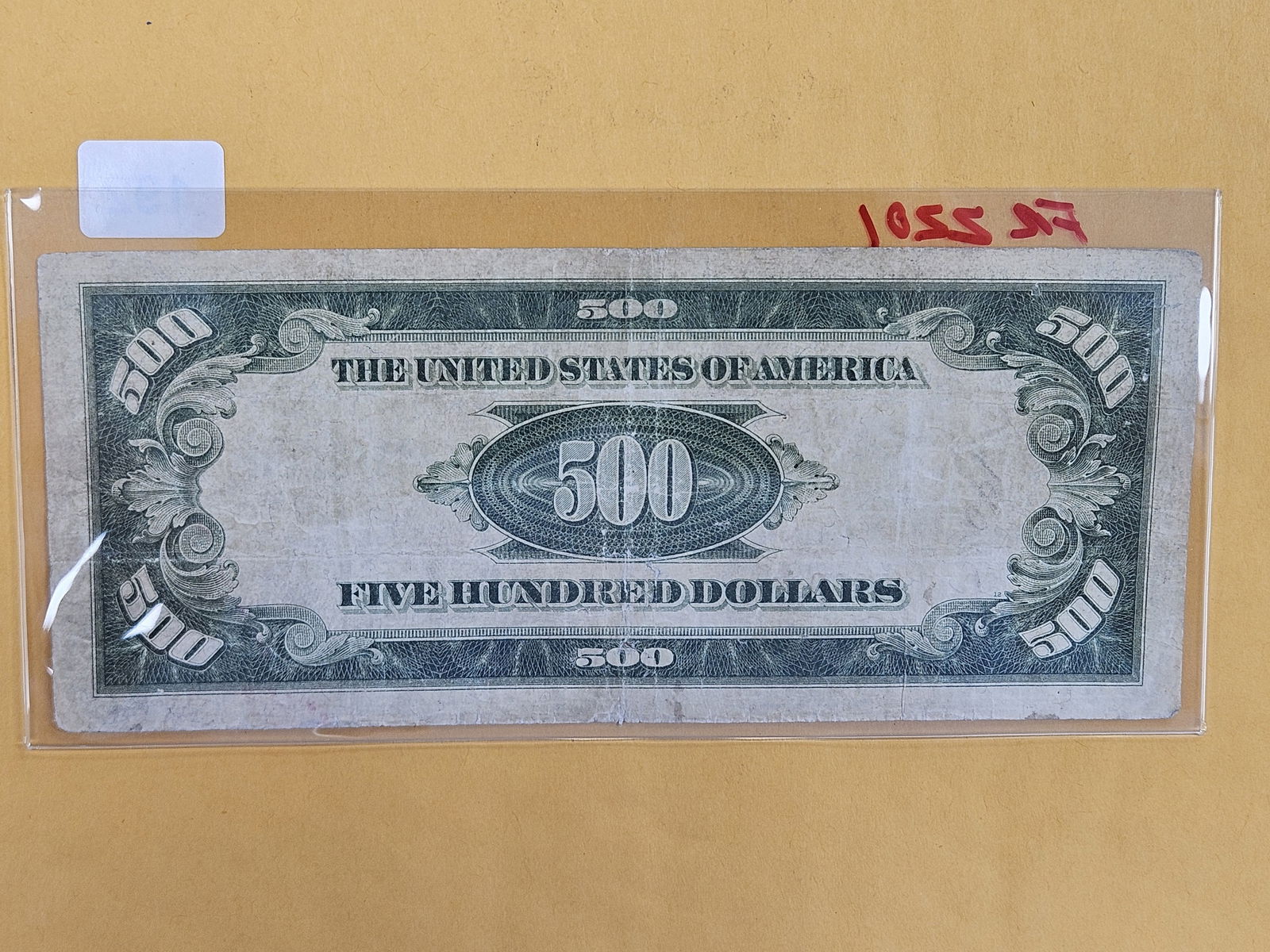 ** Series of 1934 FIVE HUNDRED Dollar Federal Reserve Note in Fine - 2