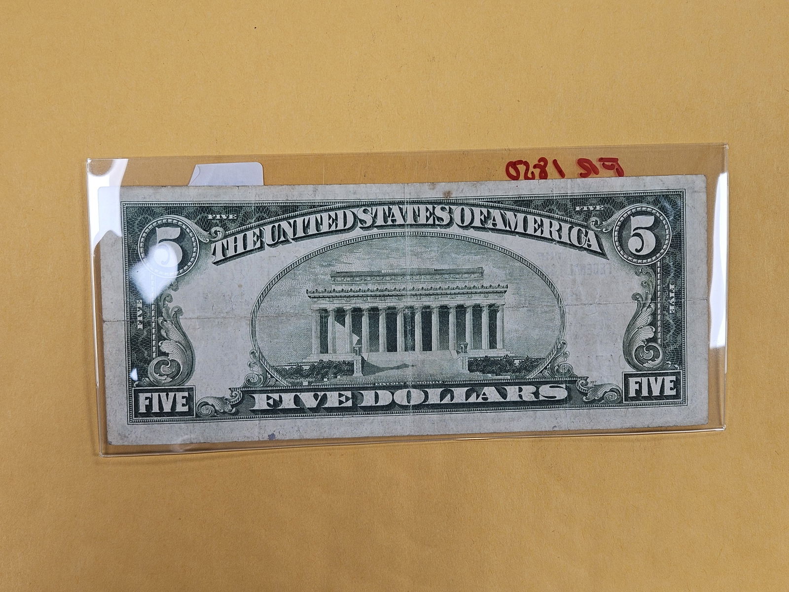 Series of 1929 Five Dollar National Currency in Fine - 2