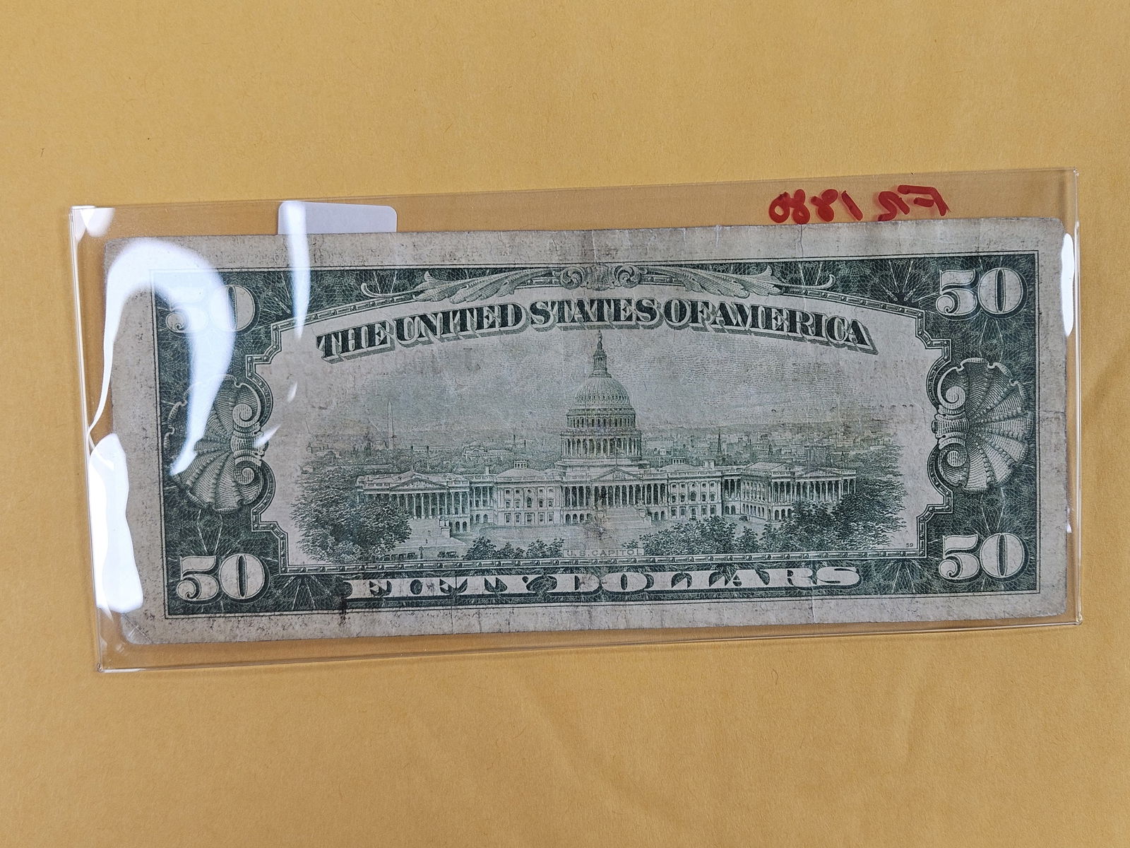 Series of 1929 Fifty Dollar National Currency in Fine - 2