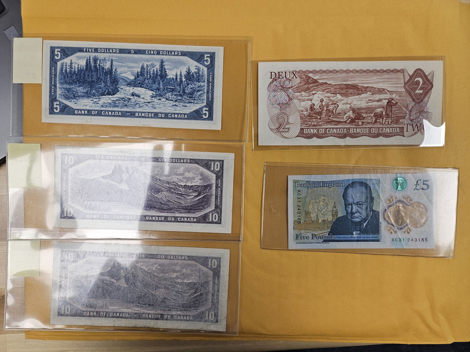 Eleven lovely Canadian and British notes - 7