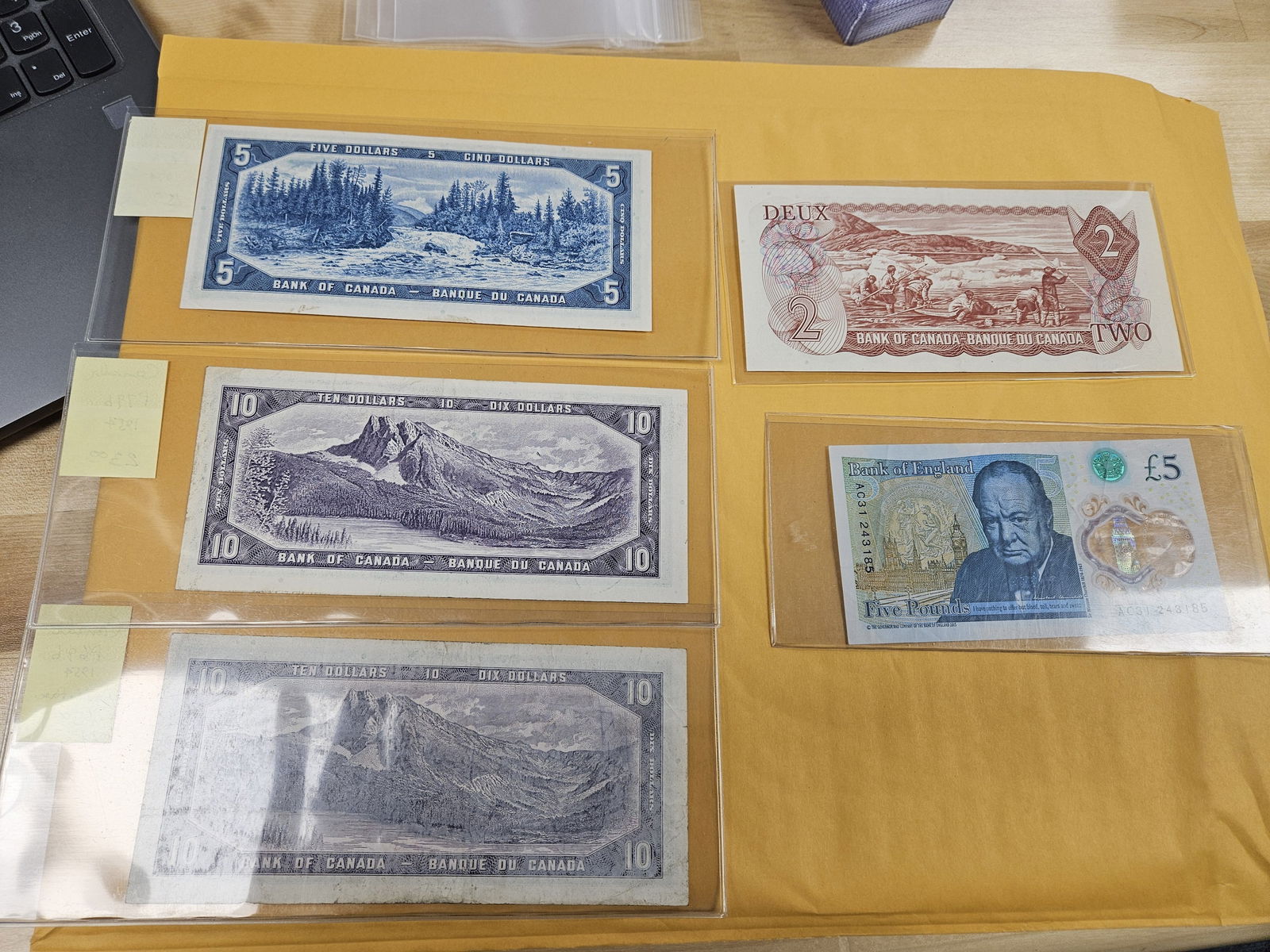 Eleven lovely Canadian and British notes - 8