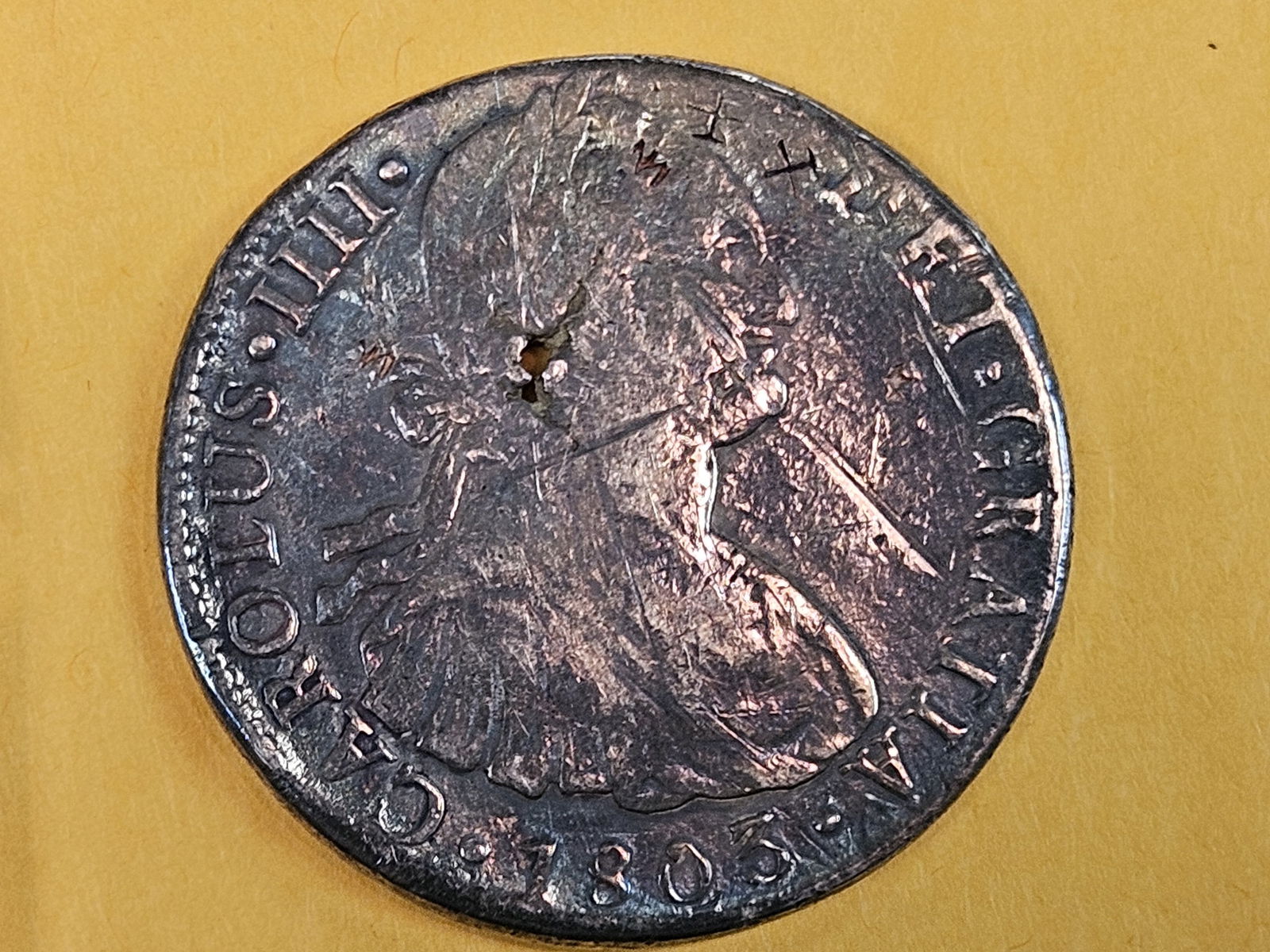 1803 IJ Lima Peru silver 8 reals in Very Fine - details (1 of 6)