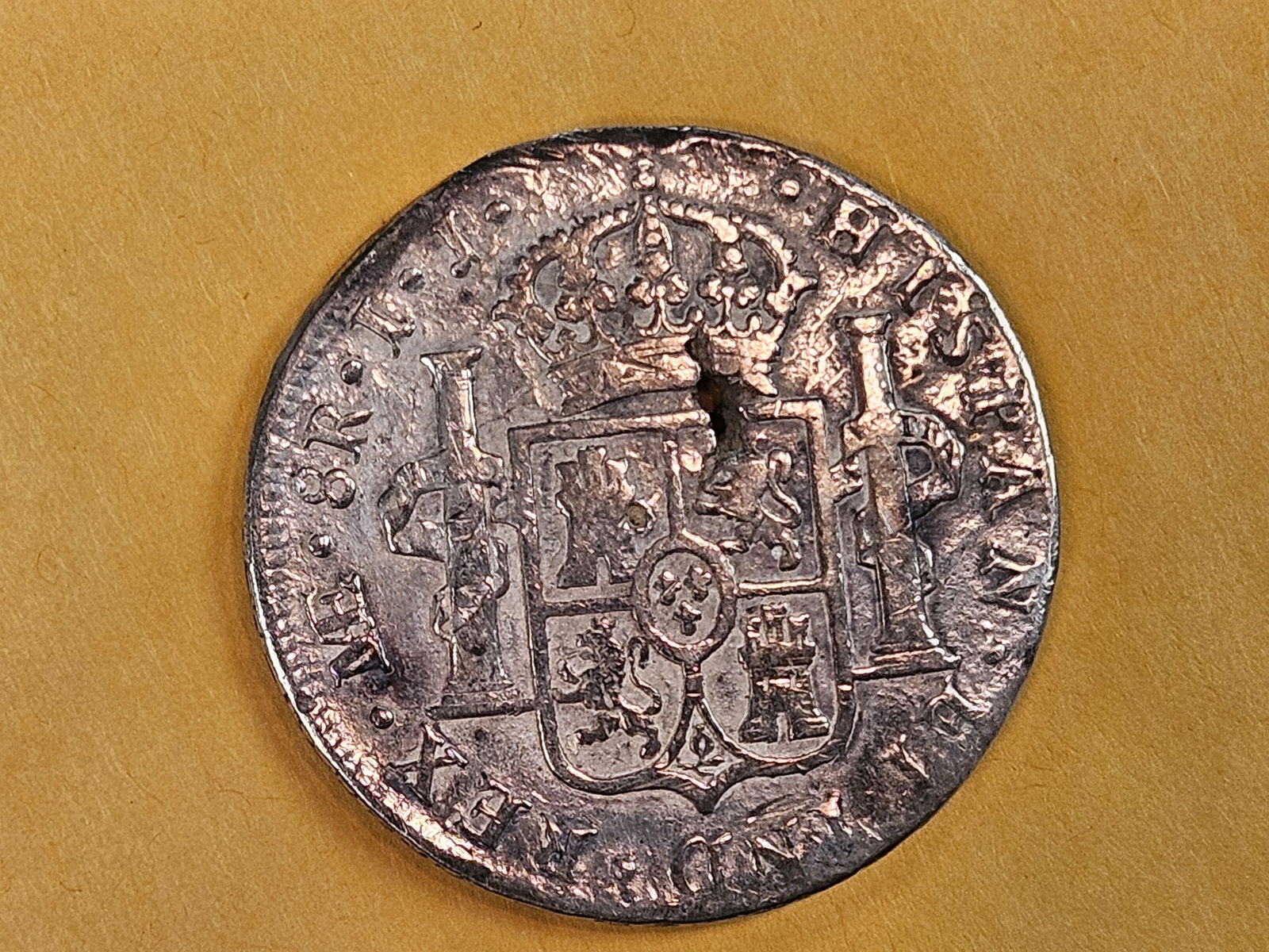 1803 IJ Lima Peru silver 8 reals in Very Fine - details - 6
