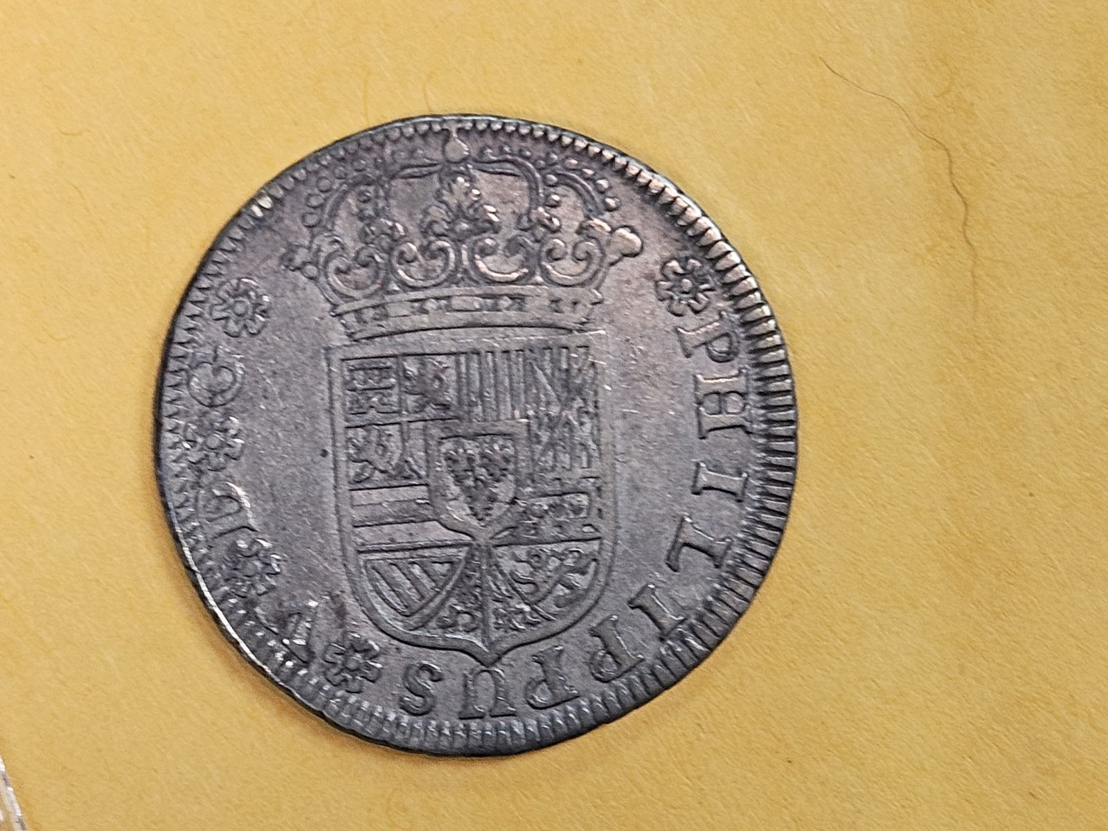 1729 Spain silver 2 reals in Extra Fine plus - 4