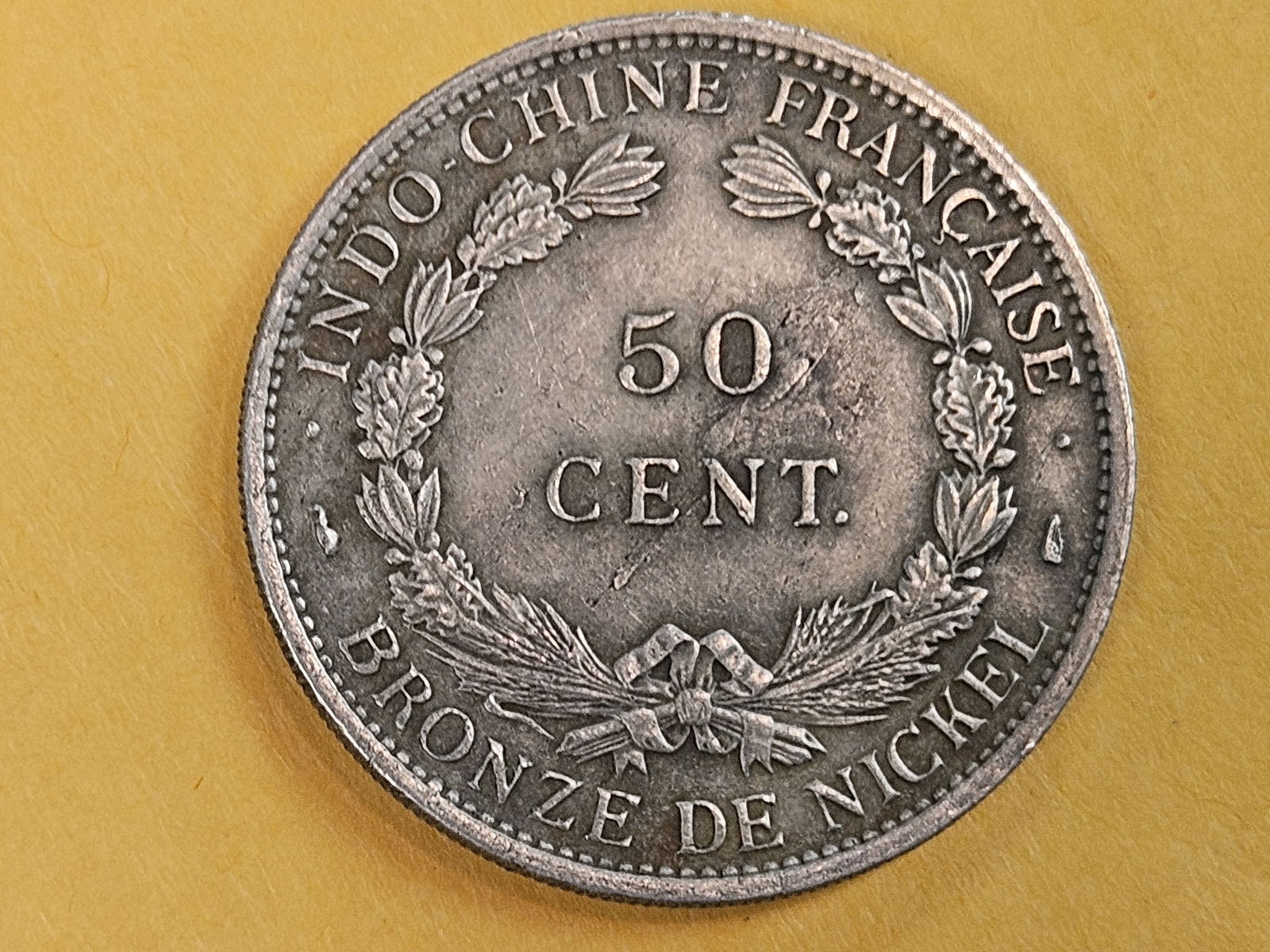 Three French Indo-China coins in Extra Fine to Uncirculated - 4