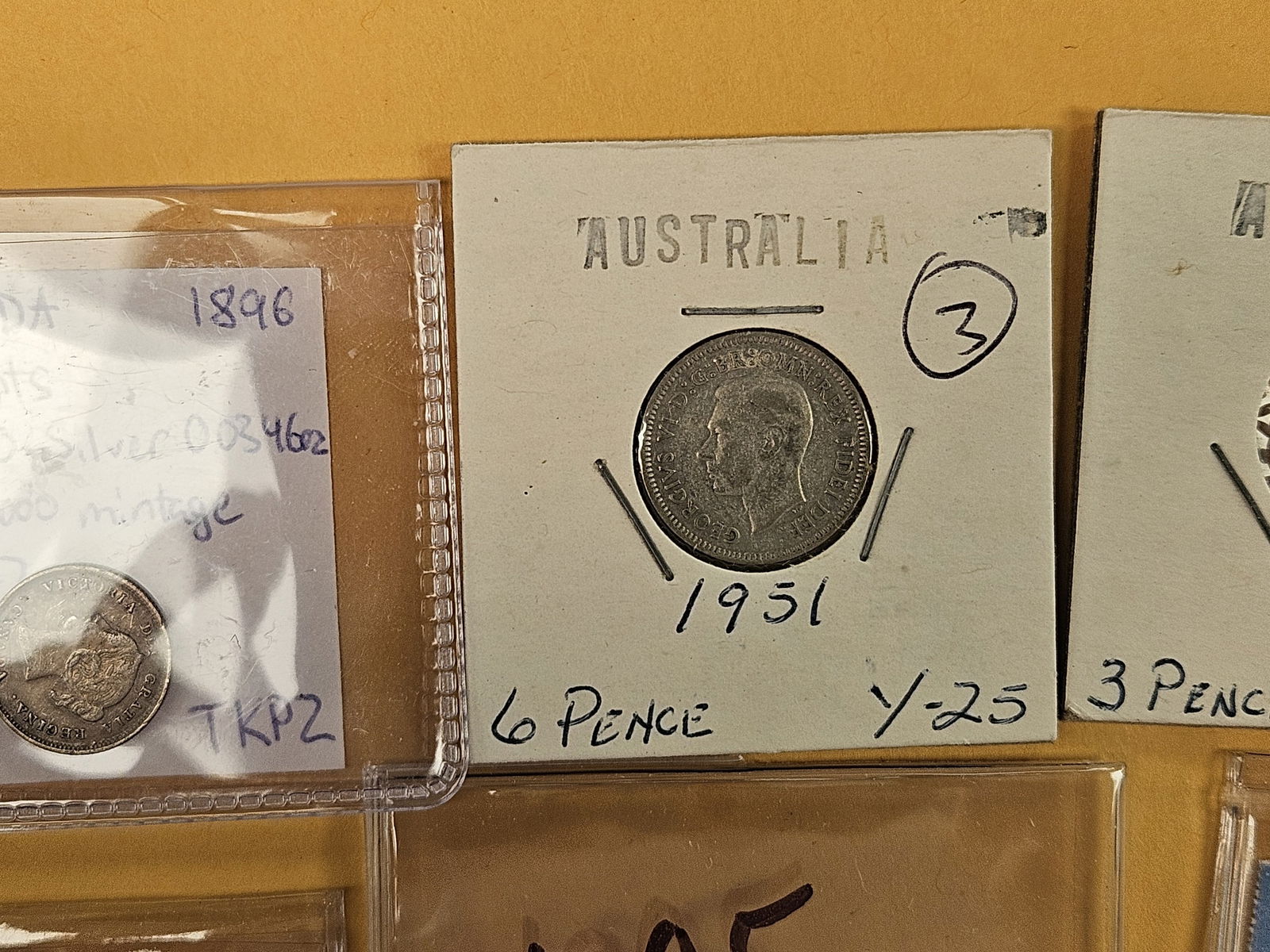 Eight mixed silver World coins - 3