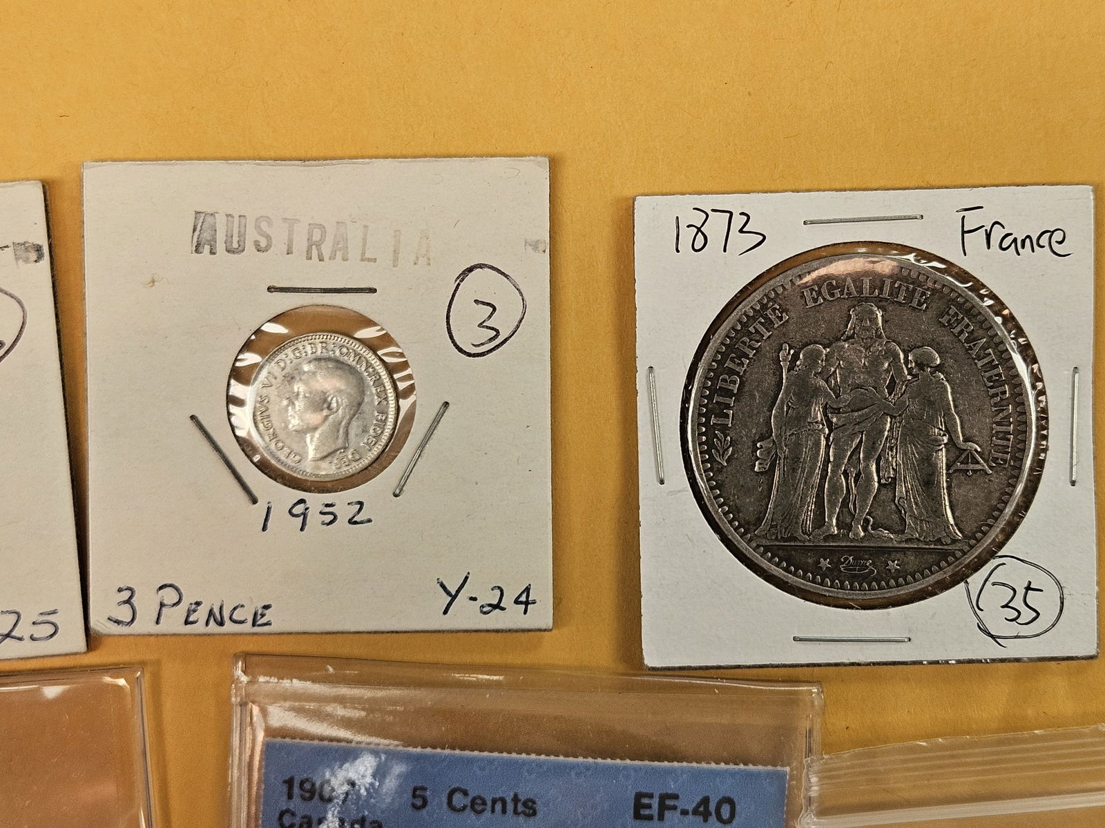 Eight mixed silver World coins - 4