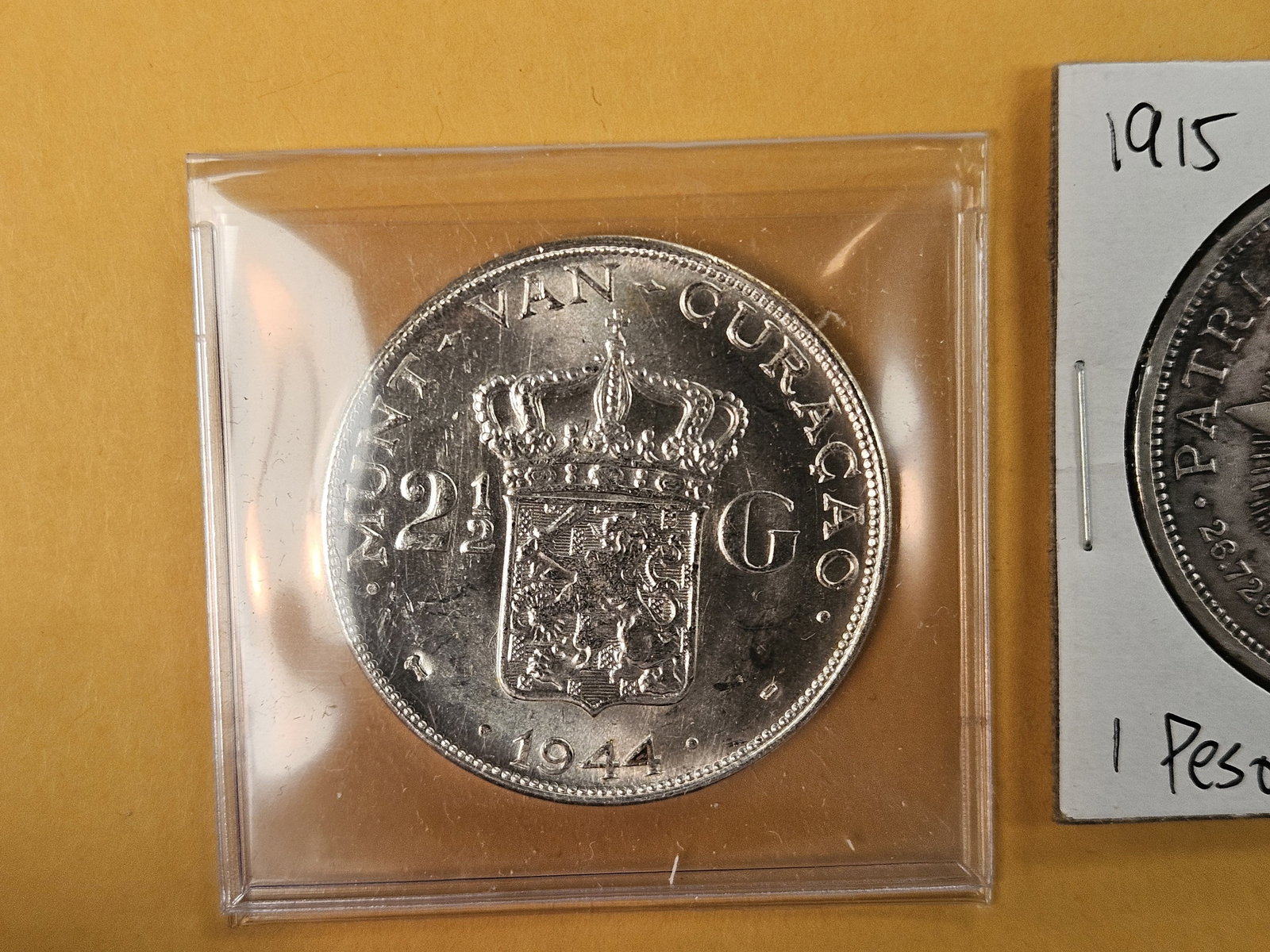 Five Mixed SILVER World coins - 9