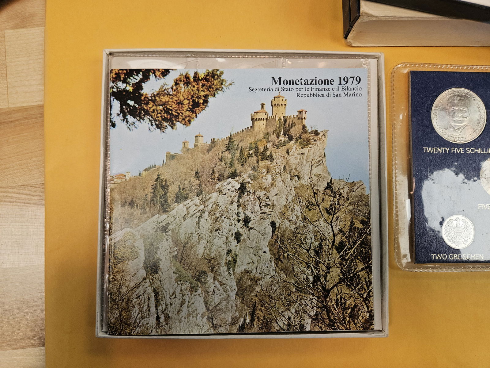 Three lovely SILVER World Coin sets - 2