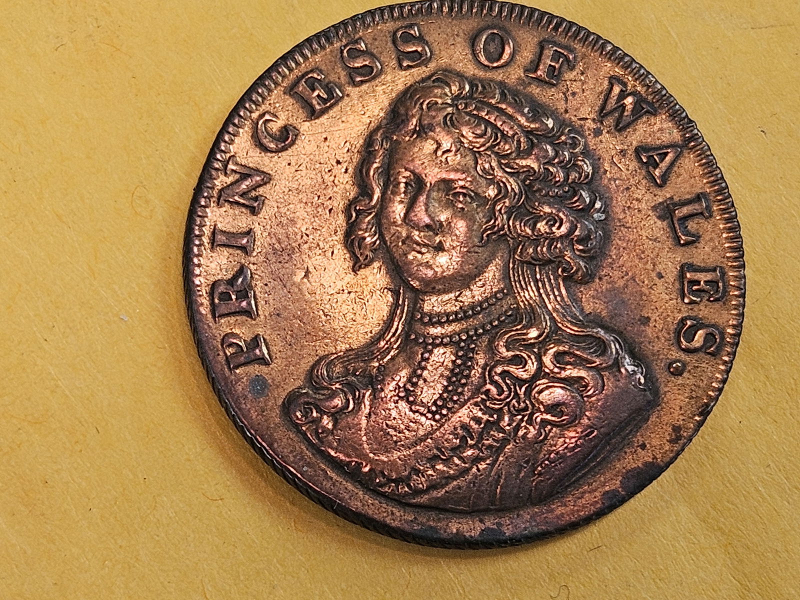 CONDER! 1795 Copper Halfpenny token In About Uncirculated plus - 6