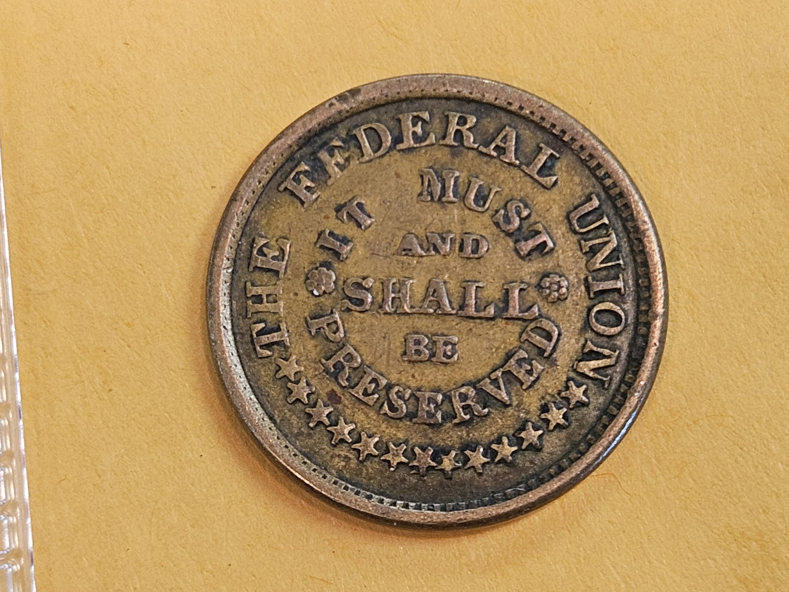 Undated Civil War Token (1 of 3)