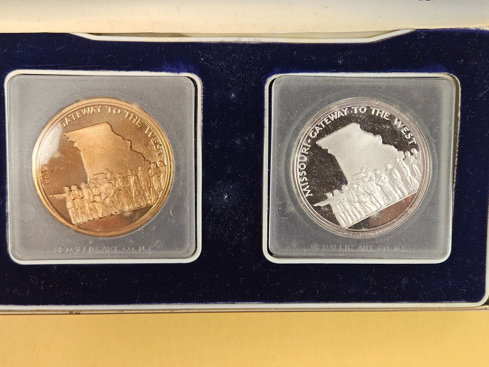 Missouri Sesquicentennial Proof 2-medal Set - 3
