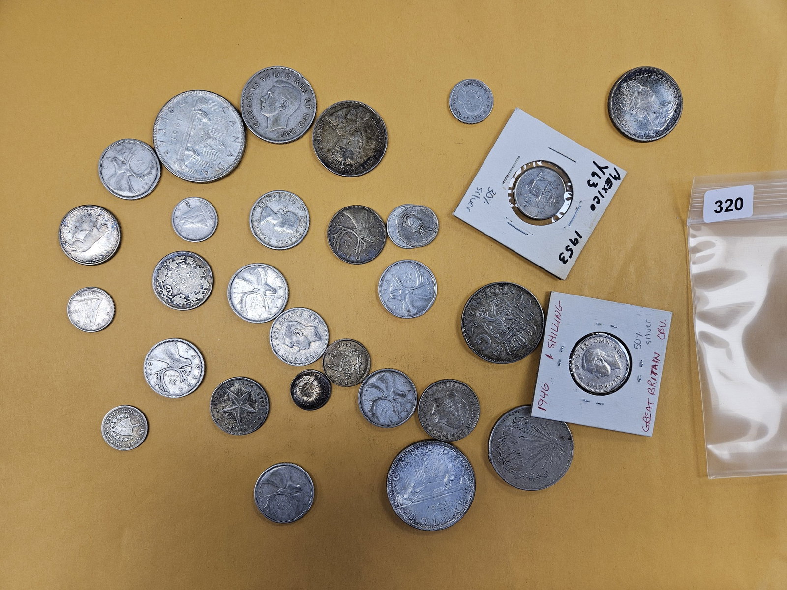 Mixed WORLD SILVER COINS! (1 of 2)