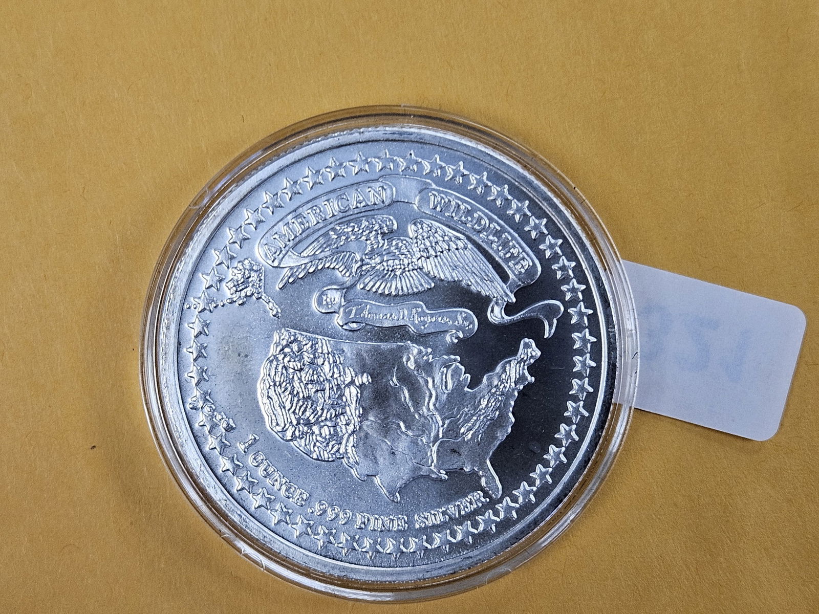 One Troy ounce .999 fine silver art round - 2