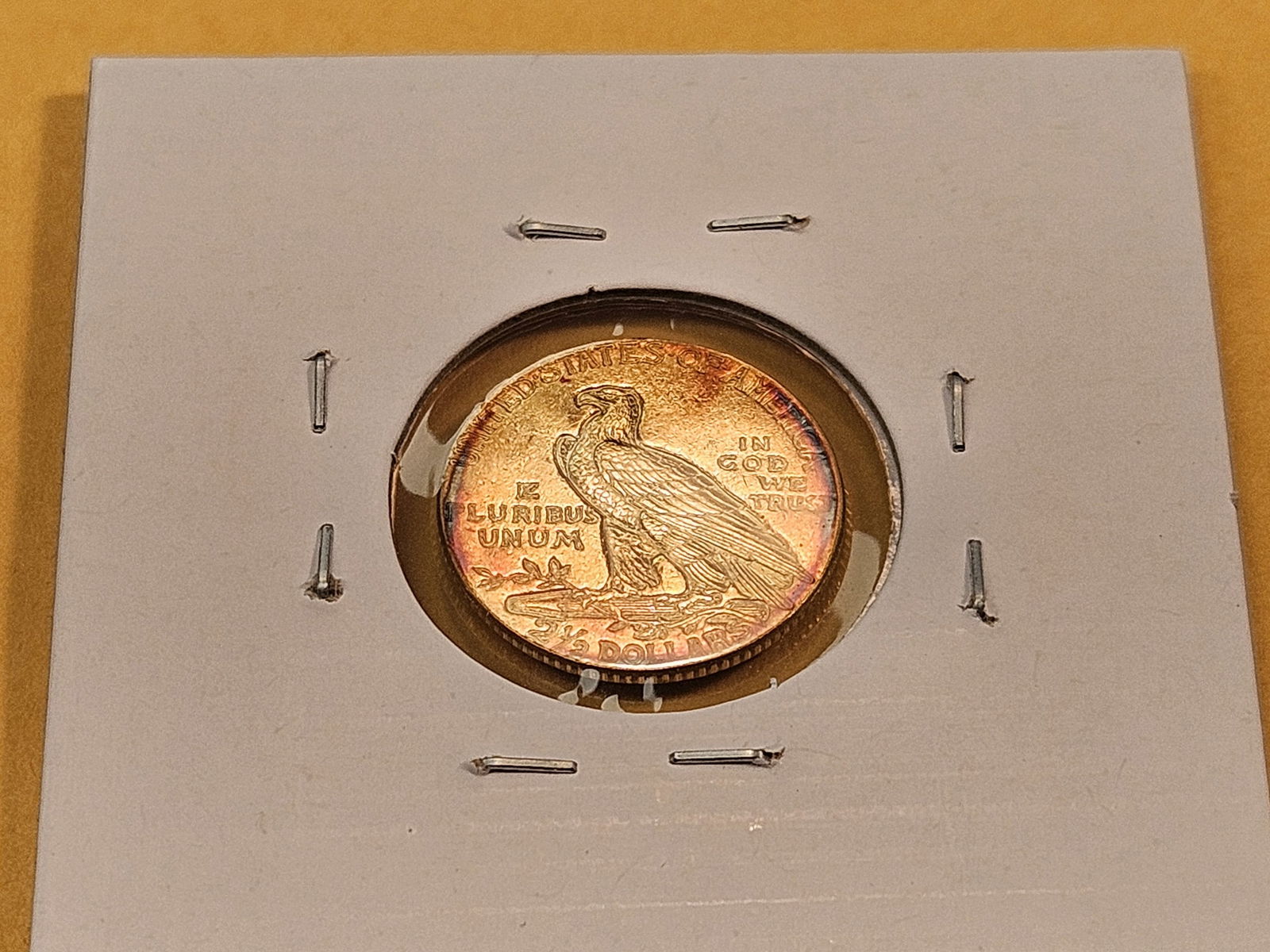 GOLD! Brilliant Uncirculated 1929 Indian Head $2.5 Dollar Gold - 6