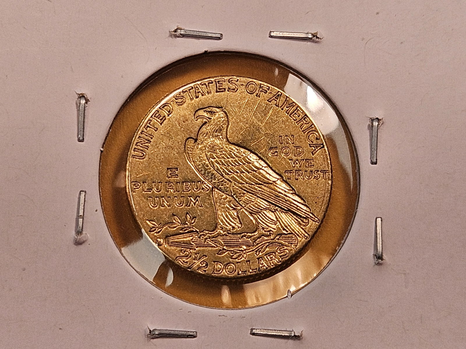 GOLD! Brilliant About Uncirculated 1914-D Indian Head $2.5 Dollar Gold - 4