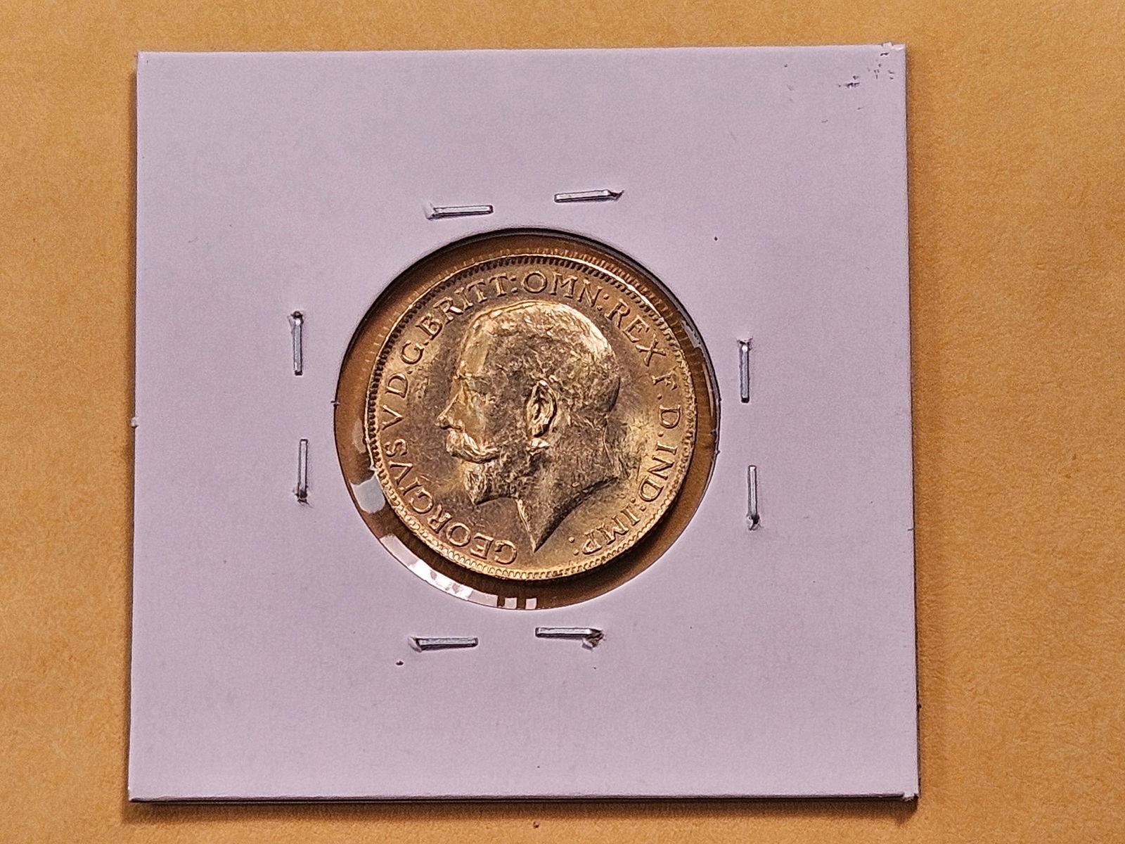 GOLD! Brilliant Uncirculated 1920 British Gold Sovereign - 3