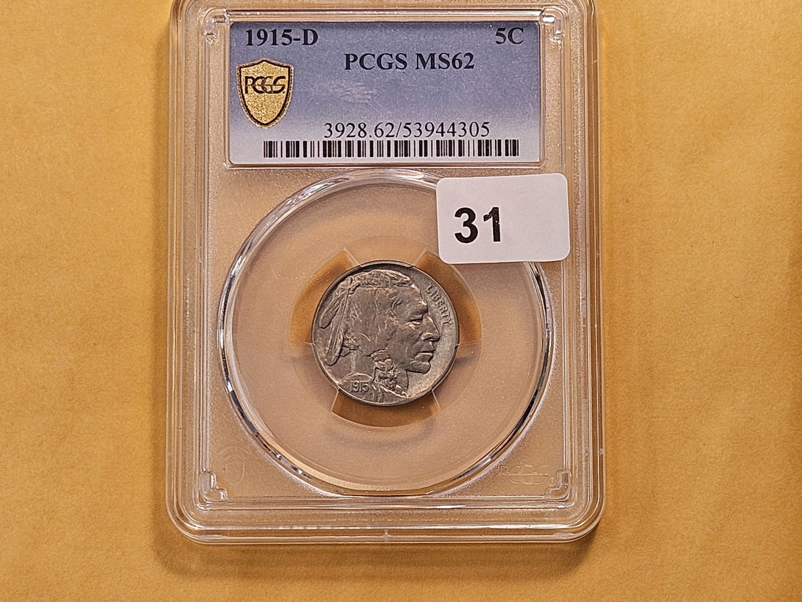 PCGS 1915-D Buffalo Nickel in Mint State 62 - 2