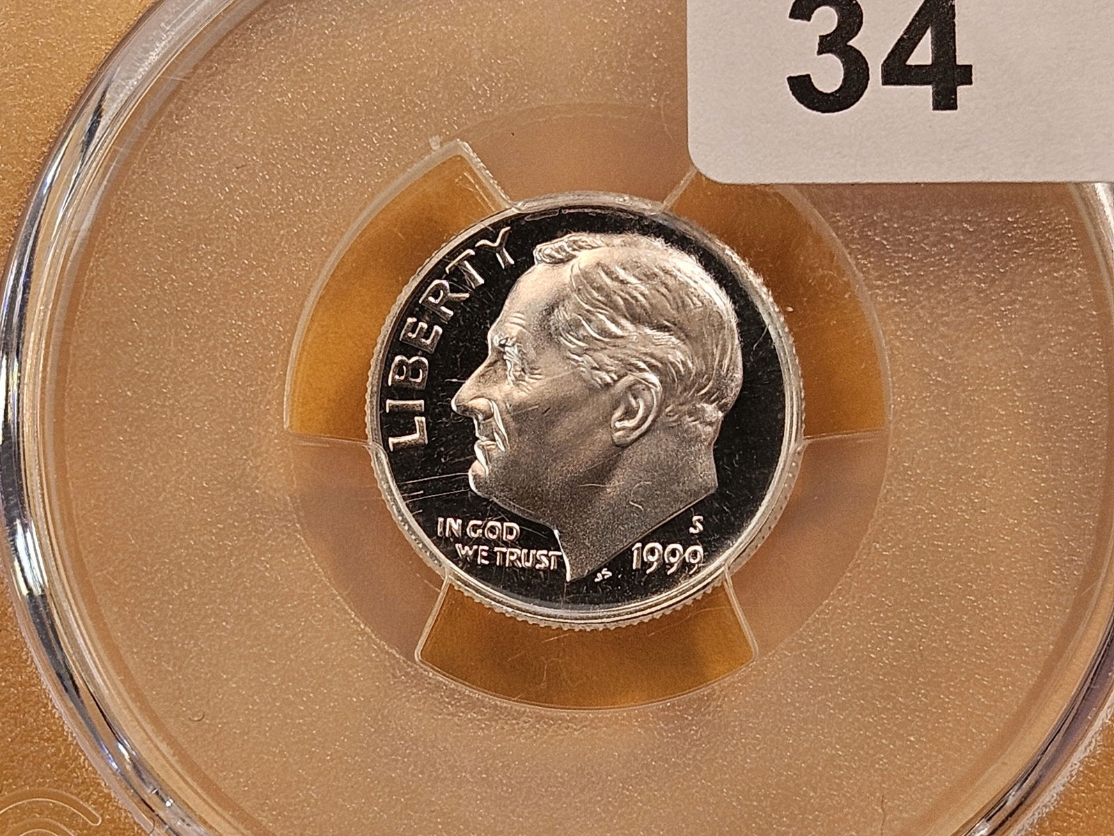 Two PCGS Roosevelt Silver Dimes in Proof 69 Deep Cameo - 2