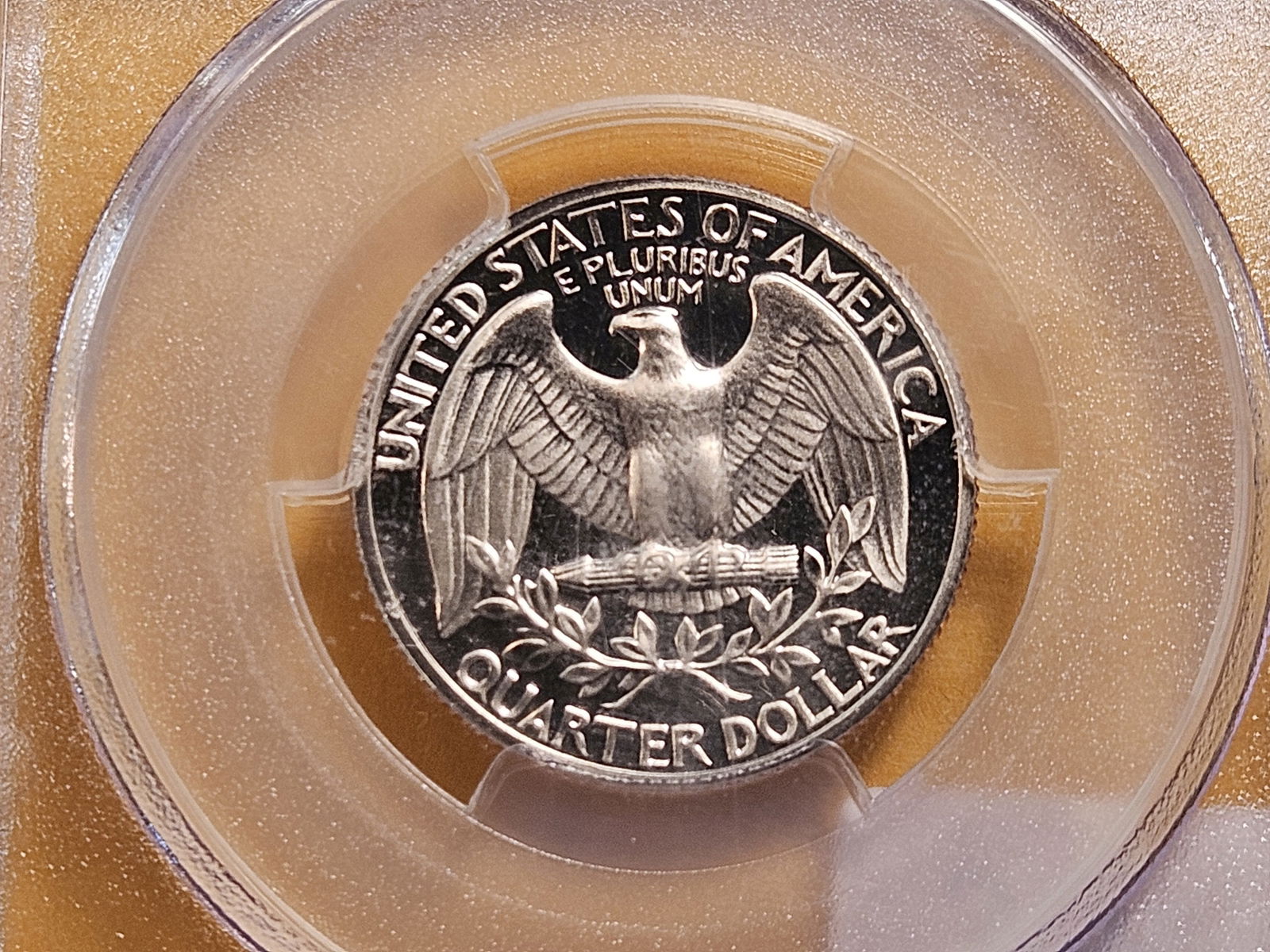 VARIETY! PERFECT! PCGS 1979-S Washington Silver Quarter in Proof 70 Deep Cameo - 4