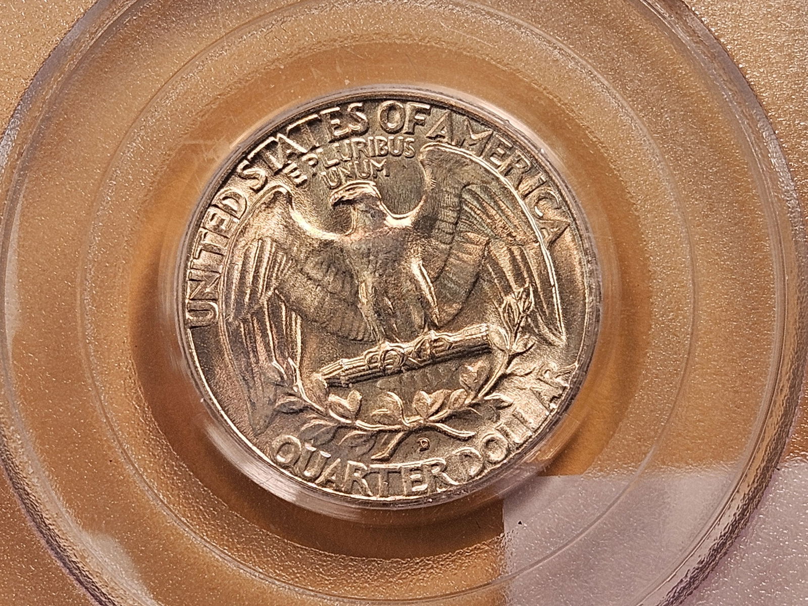 PCGS 1951-D Washington Silver Quarter in Mint State 65 - 4