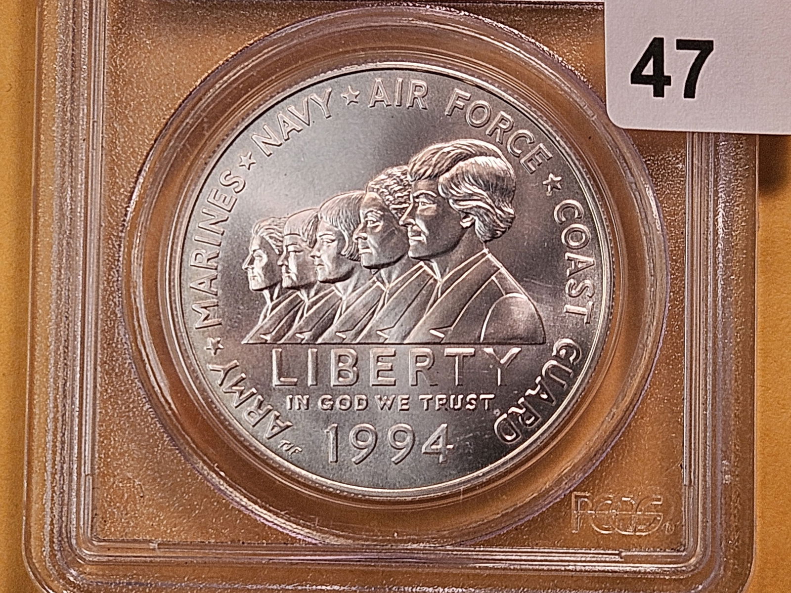 PCGS 1994 Commemorative Silver Half Dollar in Mint State 69 (1 of 4)