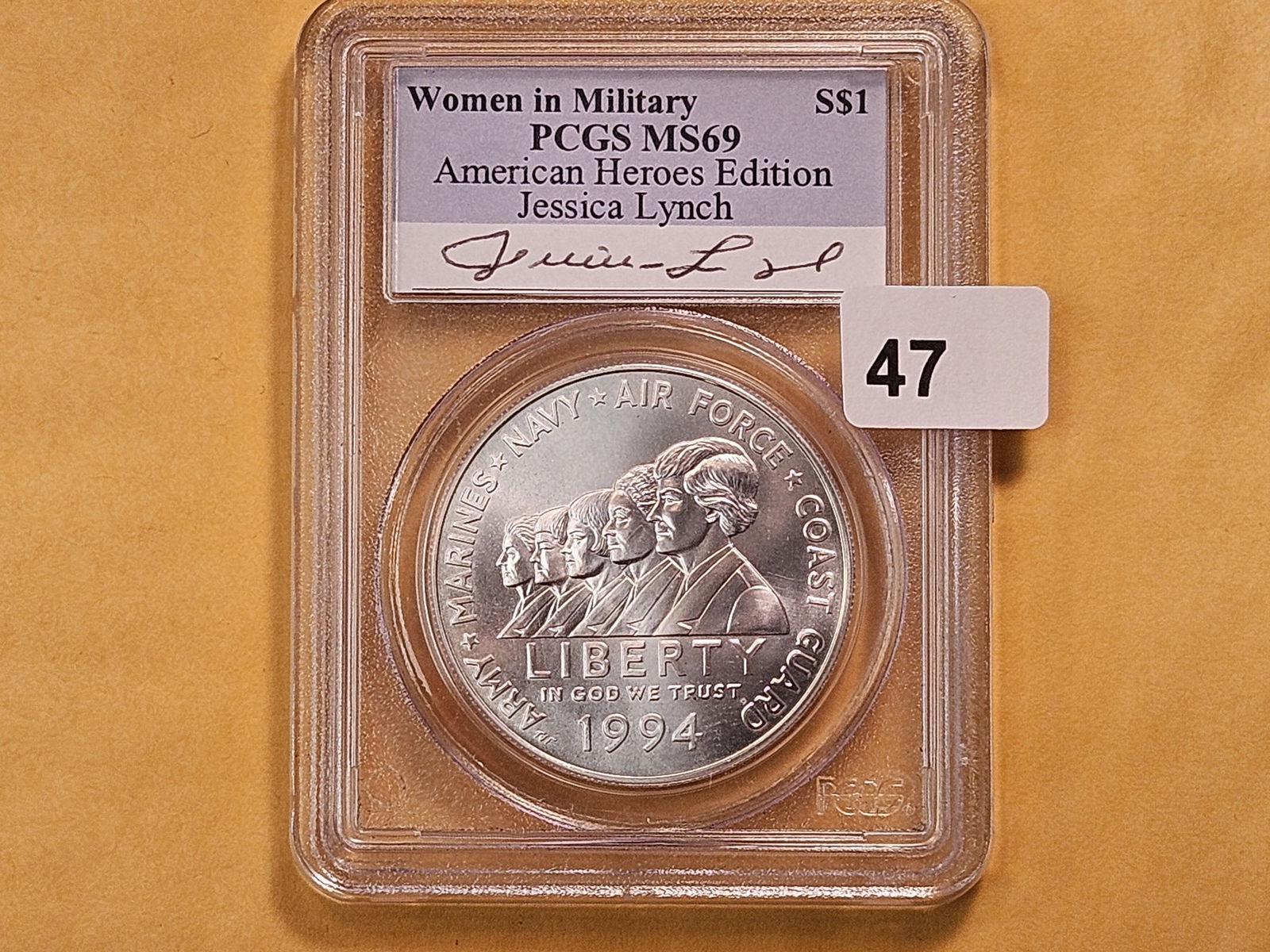 PCGS 1994 Commemorative Silver Half Dollar in Mint State 69 - 2