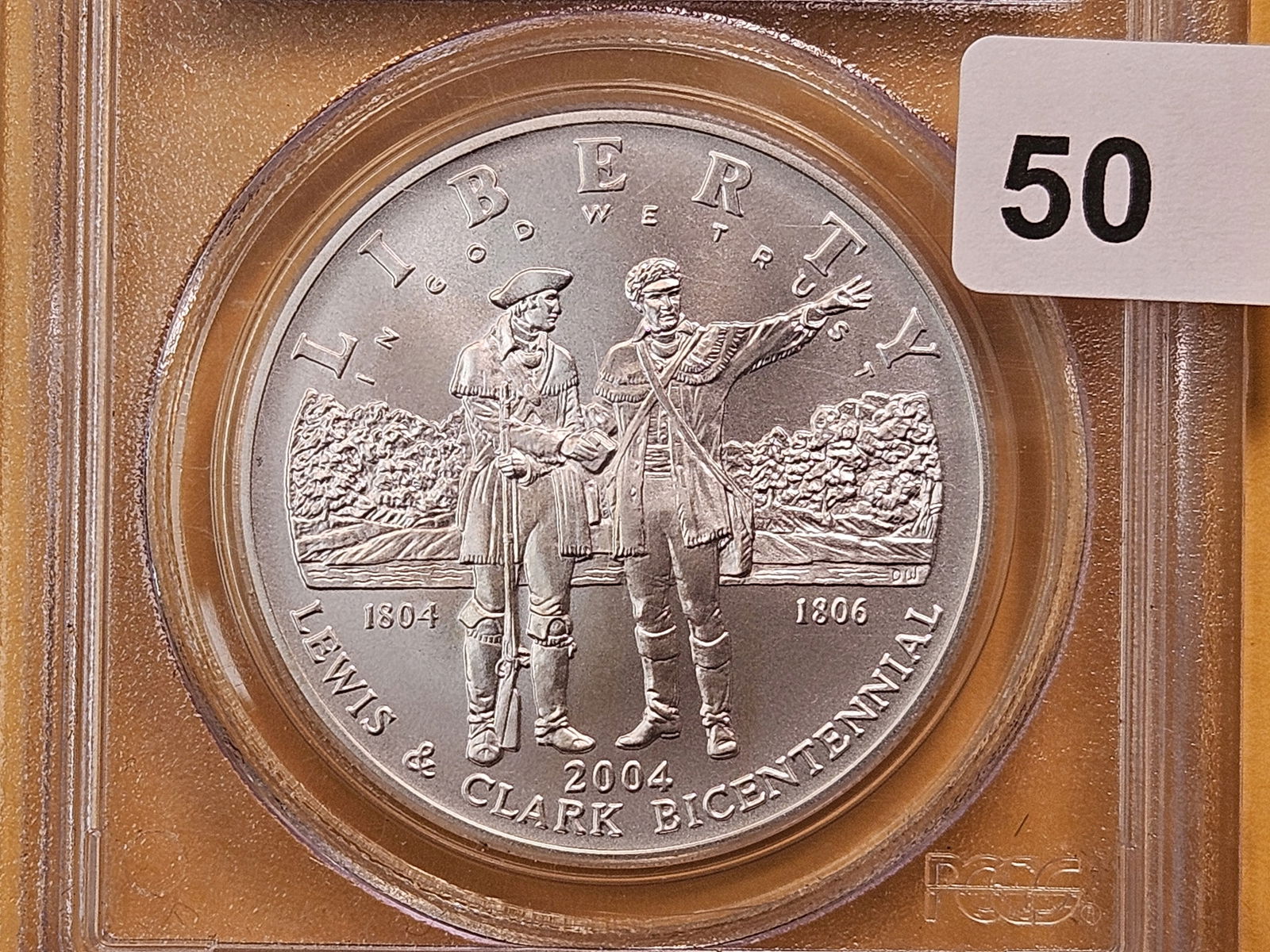 PCGS 2004 Commemorative Silver Dollar in Mint State 69 (1 of 4)