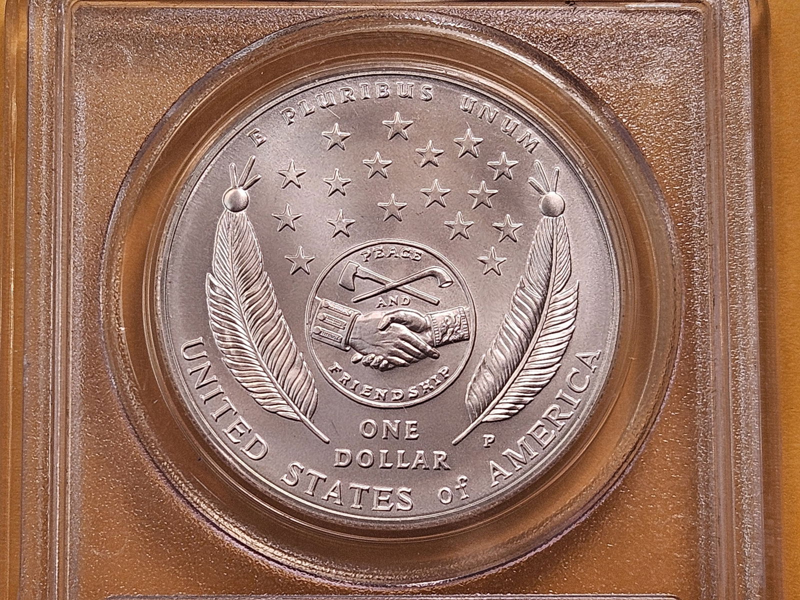 PCGS 2004 Commemorative Silver Dollar in Mint State 69 - 4
