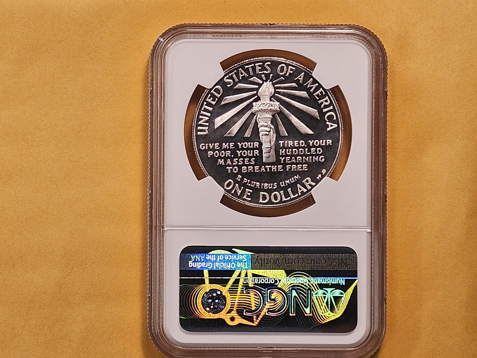 NGC 1986-S Commemorative Silver Dollar in Proof 69 Ultra Cameo - 3