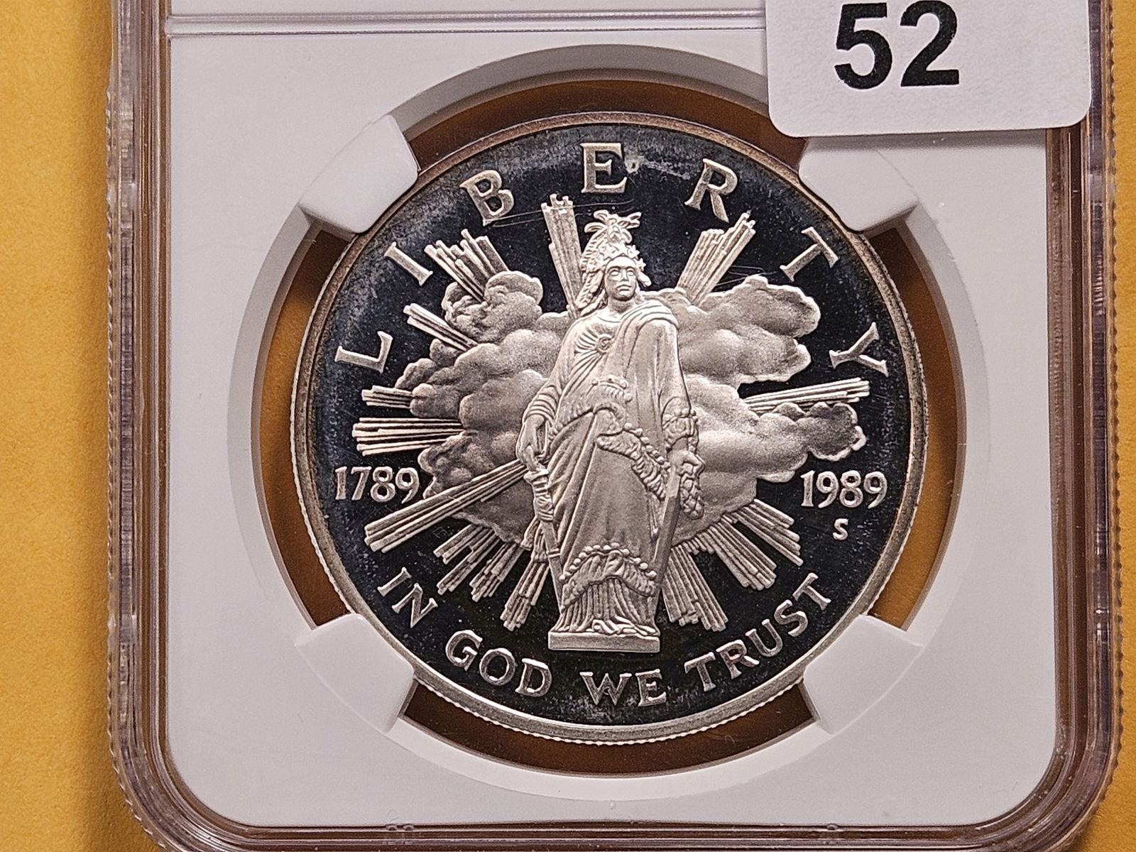 NGC 1989-S Commemorative Silver Half Dollar in Proof 65 Ultra Cameo (1 of 4)