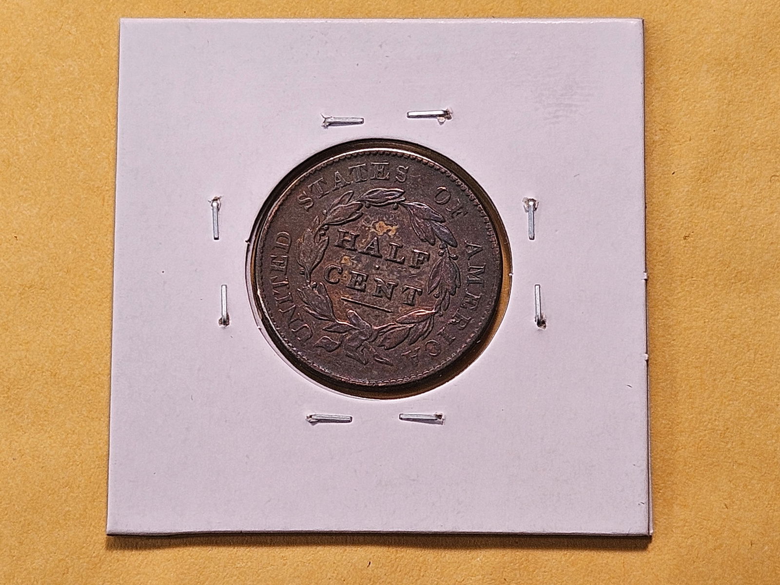 1828 Classic Head Half Cent - 3