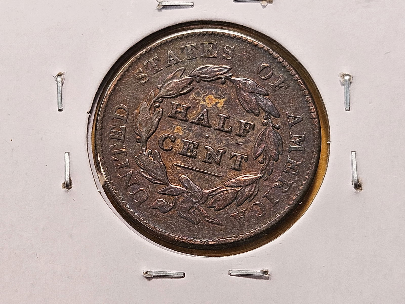 1828 Classic Head Half Cent - 4