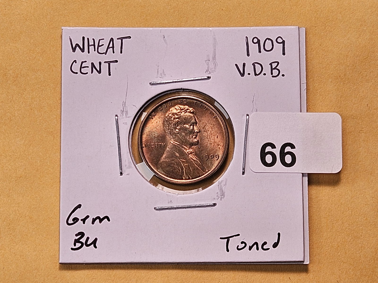 1909 VDB Wheat Cent - 2