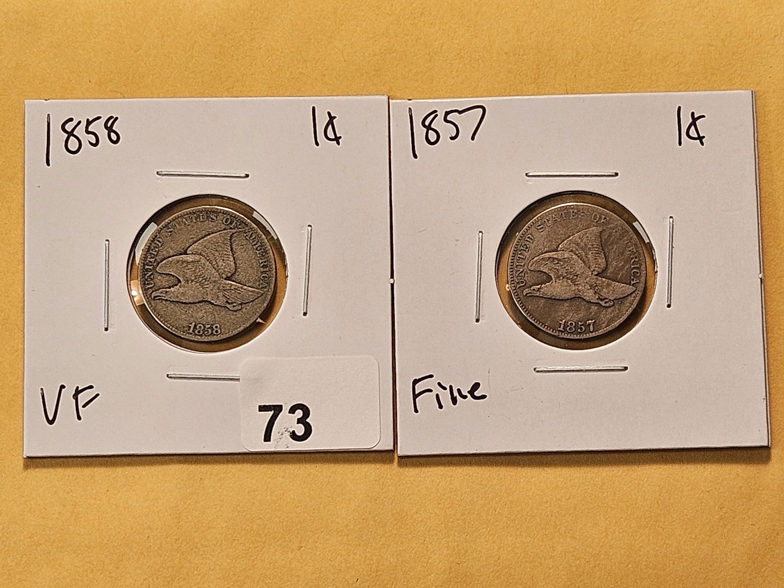 Two Flying Eagle Cents (1 of 6)