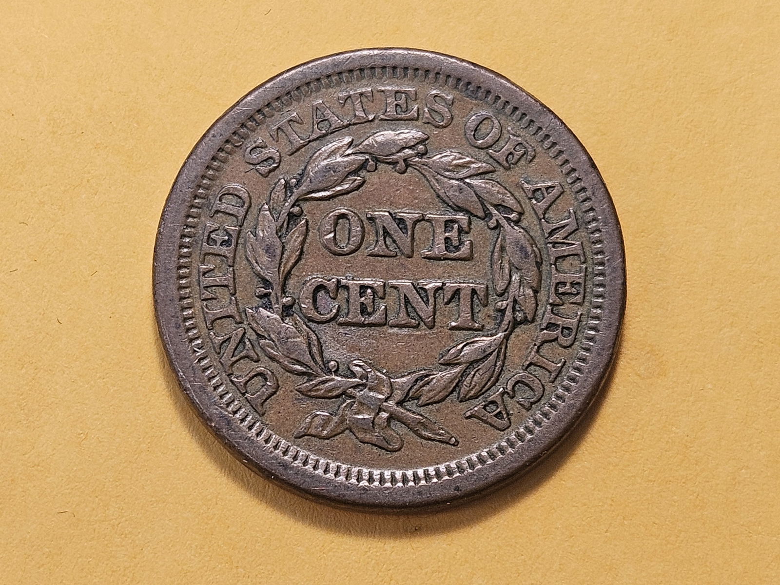 Better Grade 1854 Braided Hair Large Cent - 4