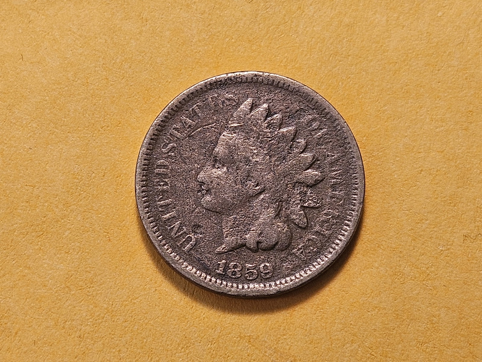 1859 Indian Head Cent (1 of 4)