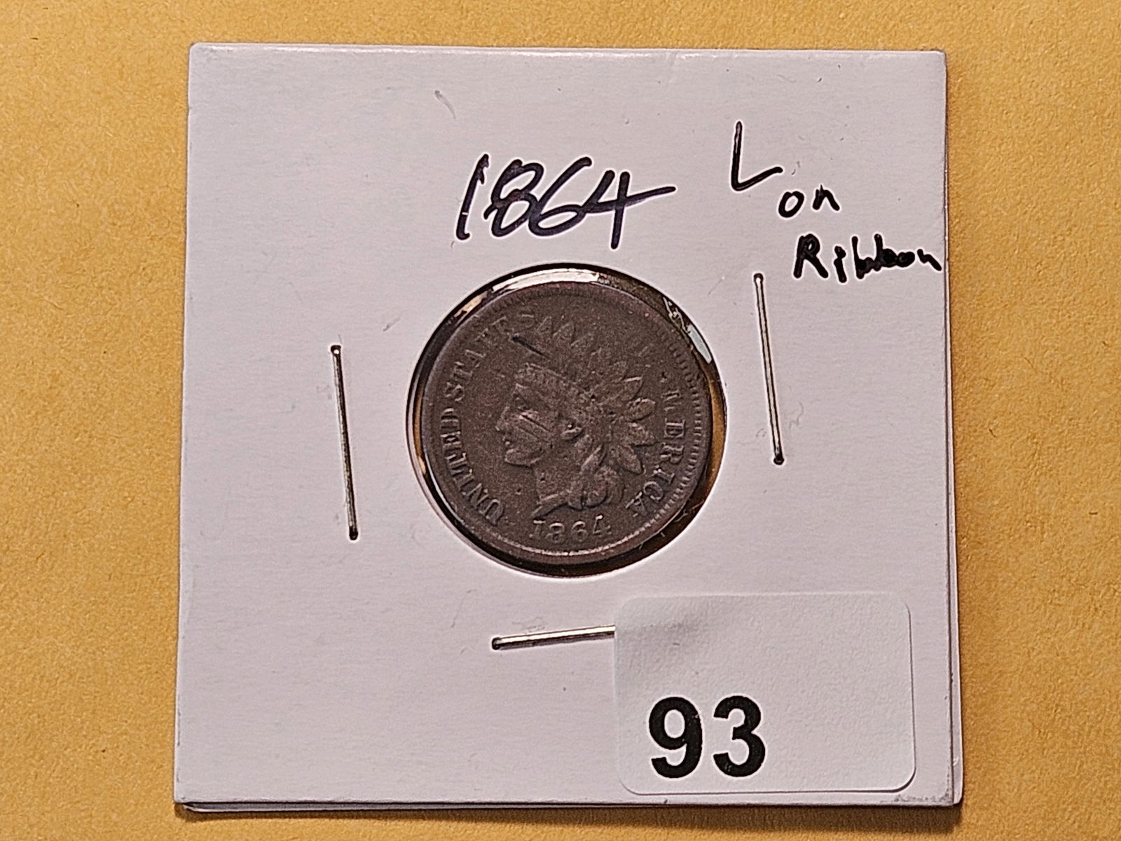 1864-L Indian Head Cent - 2