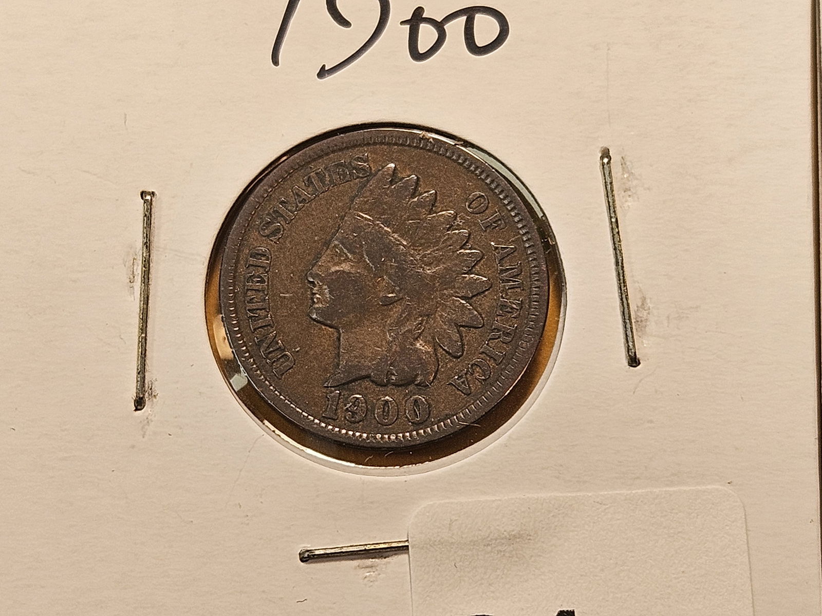 Four Circulated Indian Head Cents - 2