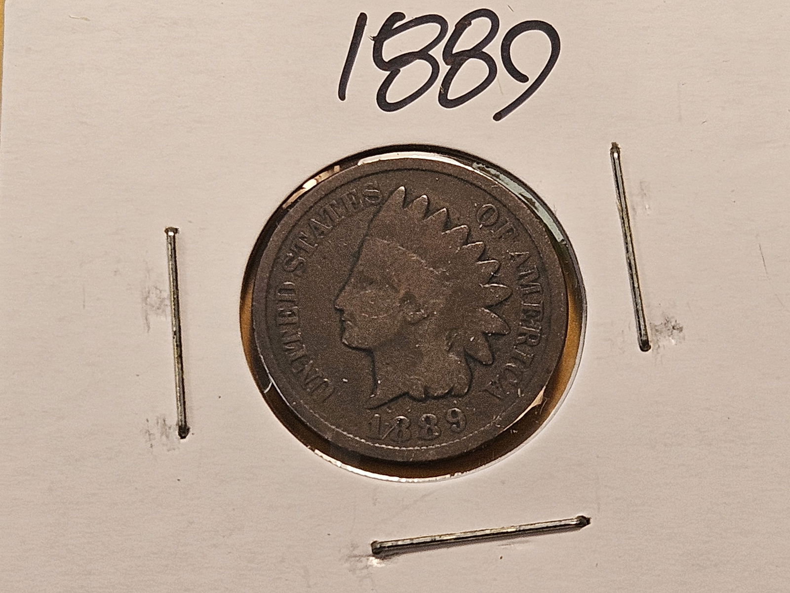 Four Circulated Indian Head Cents - 4