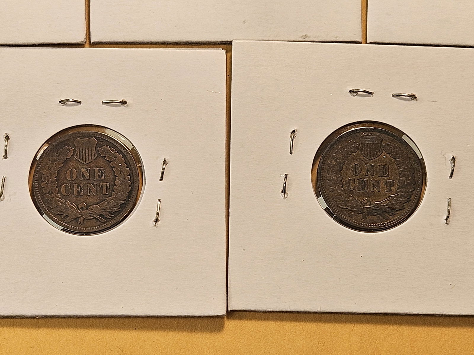 Five Circulated Indian Head Cents - 10