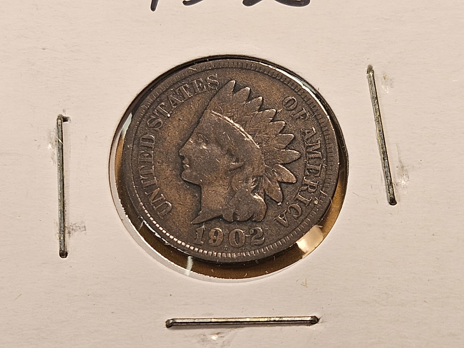 Five Circulated Indian Head Cents - 5