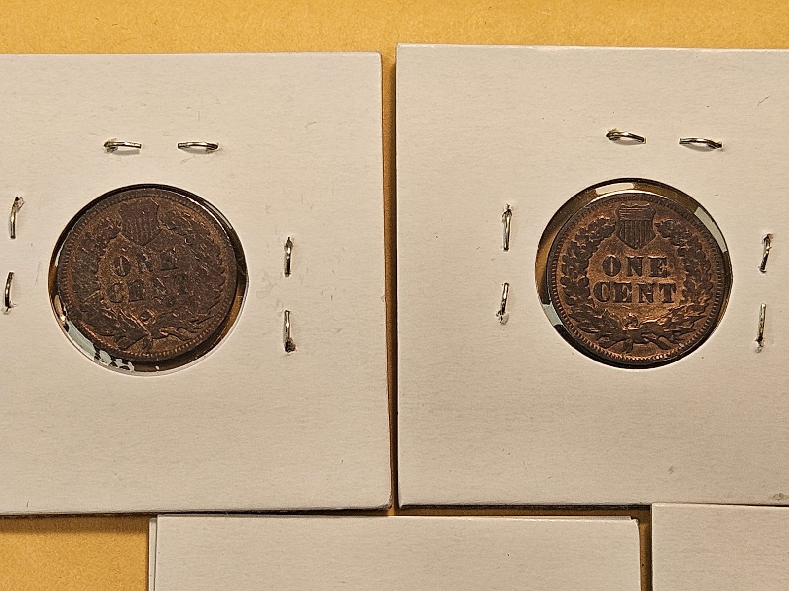 Five Circulated Indian Head Cents - 8