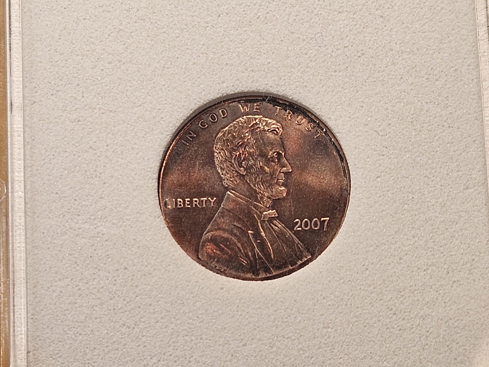 1958-D Wheat Cent with 2007 and 2007-D Lincoln Cents - 4