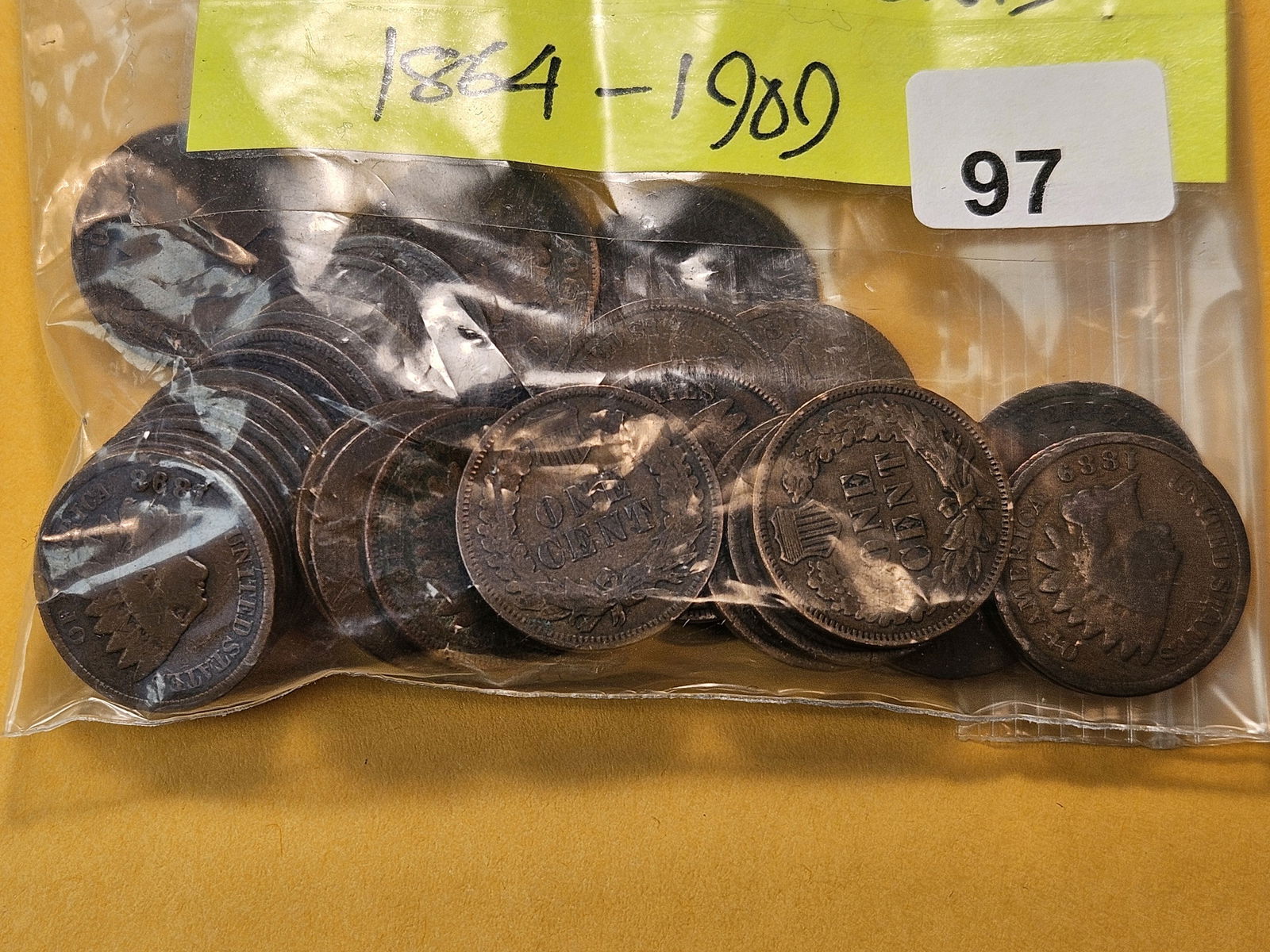 Thirty-eight Mixed Indian Head Cents - 2