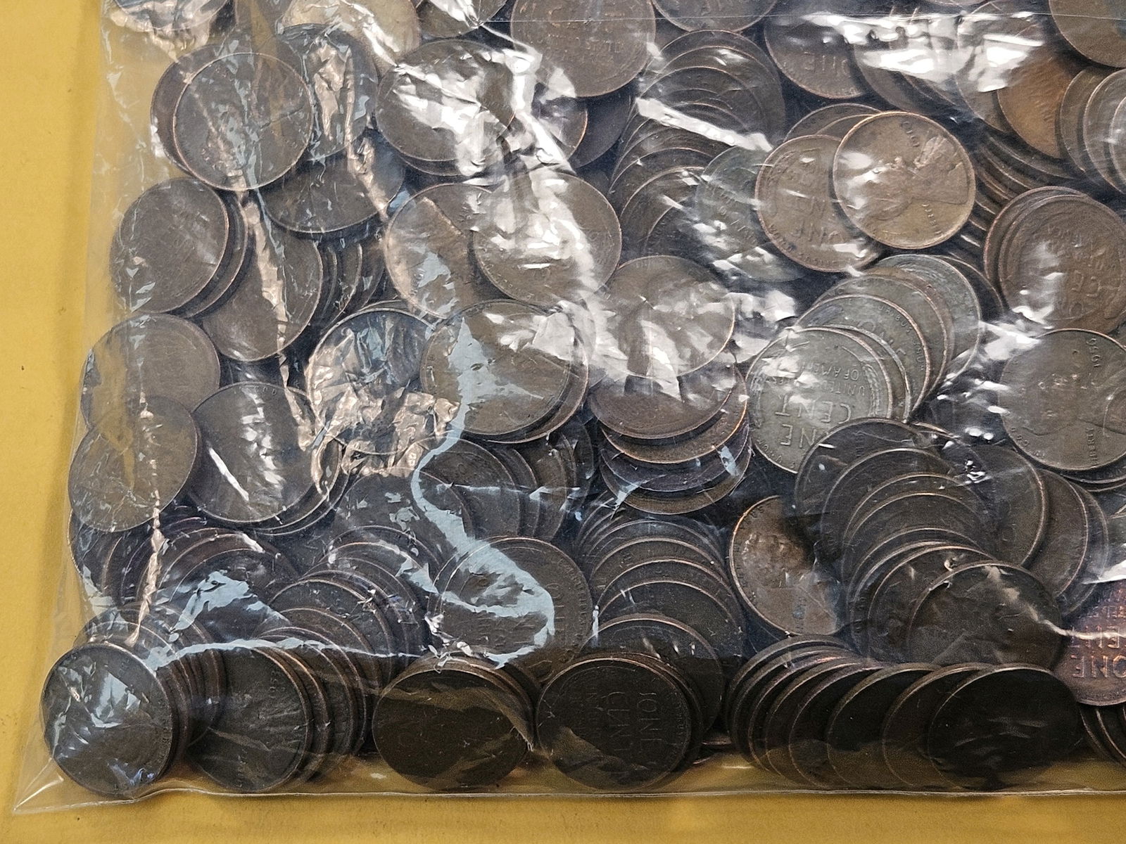 Large Bag of 600+ Wheat Cents - 5