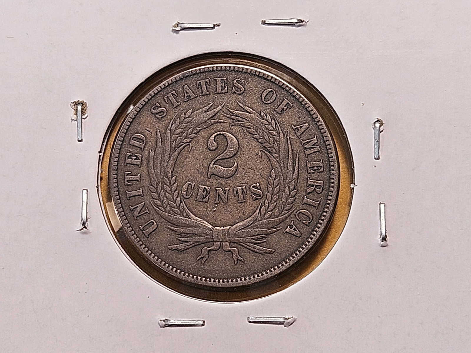 1870 Two Cent Piece - 4